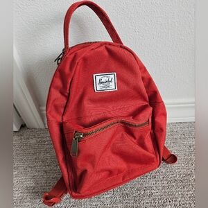 Herschel Red Mini Backpack